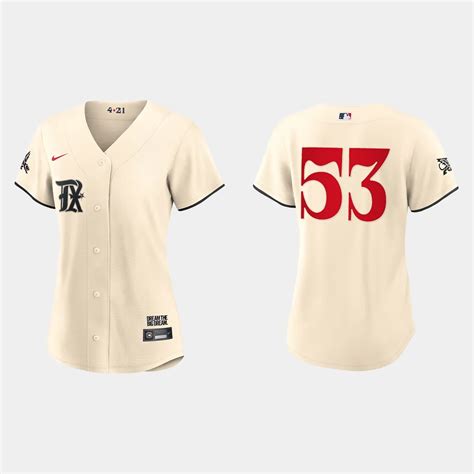 women's texas rangers nike cream 2023 city connect replica jersey|Nike Women's Texas Rangers 2023 City Connect Replica Jersey.